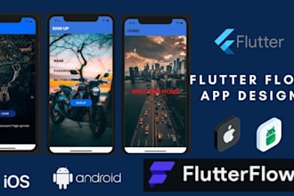 build flutterflow ios android mobile app convert figma to flutter flow developer