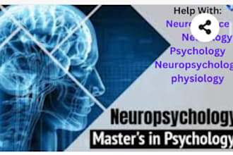 research and write on neuroscience and psychology