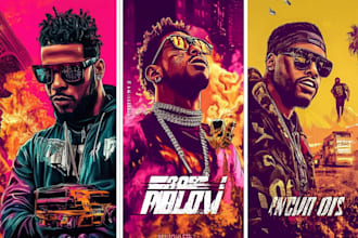 design unique album cover mixtape cover or single cover art