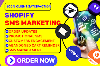 setup shopify sms automation marketing klaviyo aftership yotpo postscript  app