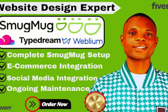 build e commerce integration seo optimization  website customization smugmug