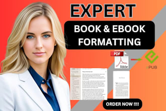 professionally format your book for amazon KDP, ingramspark, and more