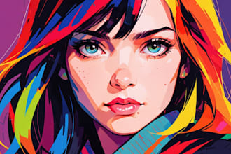 make a beautiful wpap pop art portrait