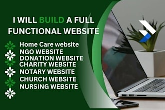 build home care website ngo website charity donation website nursing website