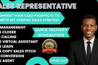 be your dynamic sales representative sales closer sales lead
