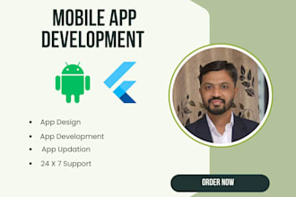 develop custom android, kotlin, and flutter mobile apps for your business