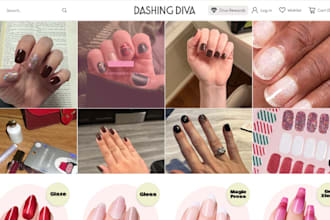 design nails shopify nail polish store eyelashes website cosmetics store