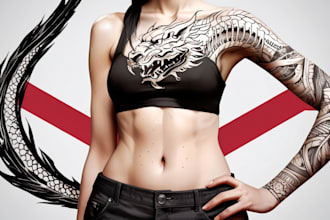 create a realistic realism tattoo design for you