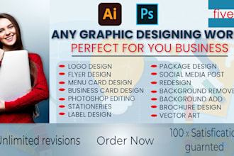 be your expert graphic designer for stunning visuals