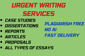 do essay writing, speech, argumentative, reflection, critical analysis
