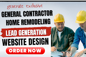 generate exclusive home contractor leads build converting contractor website
