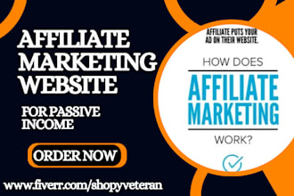 design shopify affiliate marketing website affiliate program for passive income