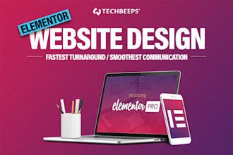 redesign or revamp your wordpress elementor website