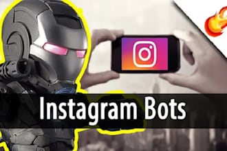 create instagram api bot, tiktok shop api bot, youtube api bot, python bot