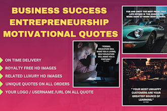 design unique business success and entrepreneurship motivational quotes