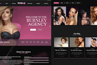 create onlyfans agency website, onlyfans management website, modelling website
