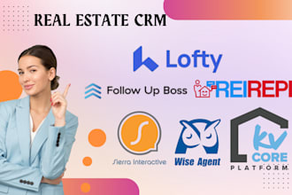 setup boldtrail, kvcore, chime, follow up boss, kv core CRM, lofty CRM website