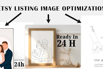 make custom etsy thumbnails, listing images to boost sales with pro designs