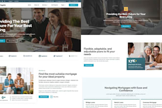 design mortgage website, loan website, insurance website, mortgage calculator