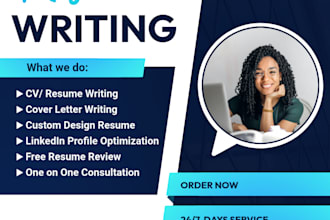 write or upgrade professional CV, resume that gets you hired