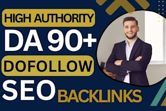 make high authority da90 plus  USA dofollow backlinks