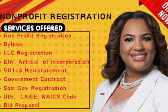 llc and ein registration, USA company formation, 501c3, cage uei