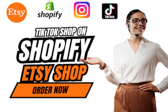 set up etsy shop,do pdf design ebook lead magnet, canva presentation, banner ads
