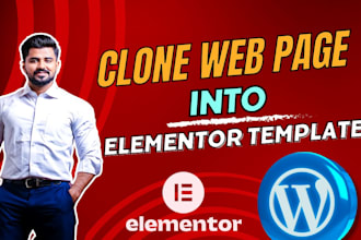 transform any web page into a custom elementor template