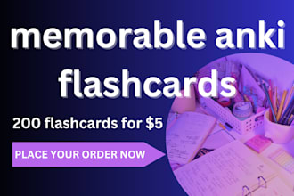make effective and educational anki flashcards for urgent studies