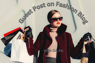 publish guest post on fashion blog dofollow seo contextual backlink permanent