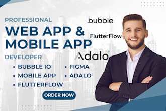 develop bubble website, bubble mvp, bubble saas on bubble io