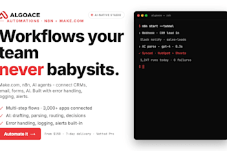 automate your business with ai agents n8n make workflows