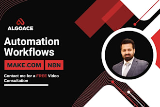 provide workflow automation service using make com or n8n