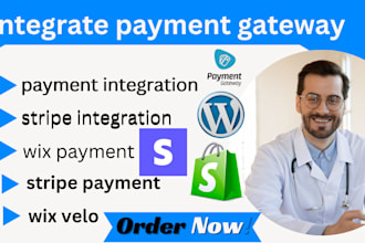integrate a payment gateway into your shopify wix woocommerce website