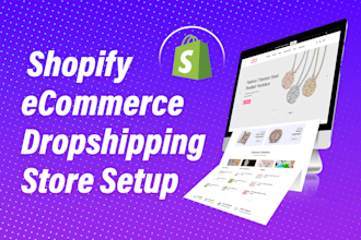 create shopify ecommerce store or dropshipping website design