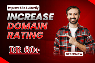 increase domain rating DR 60 plus