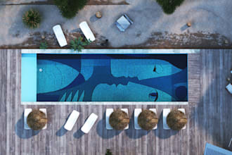 design your garden, patio, backyard terrace 3d realistic landscape
