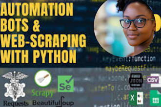 write python bots and crawlers