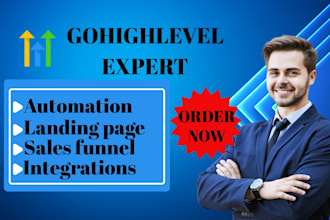 build gohighlevel landing page, gohighlevel website ,gohighlevel sales funnel