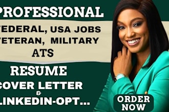 write federal, military, executive, and veteran resume