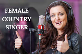 sing country love song, country pop song, folk and gospel