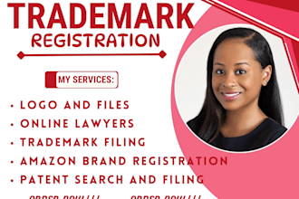 be your UK, eu, ca, de, USA licensed patent for trademark filing uspto attorney