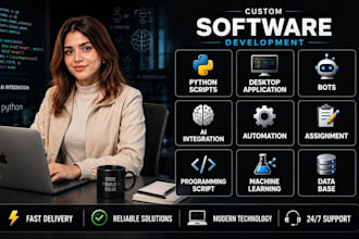 script java python bot c cpp sql database coding programing assignment developer