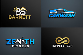 make modern minimalist brand logo design