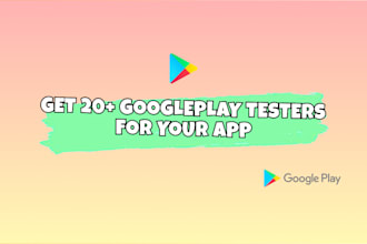provide 20 testers google play console closed testing android app testing beta
