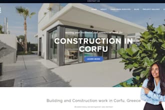 design a construction havc carpenter interior decor  plumber b2b leads website