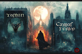 do book cover design, kindle book cover, fantasy ebook cover