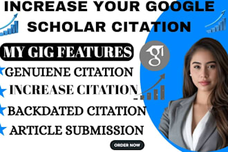 increase your google scholar citation in a top ranked indexed journal