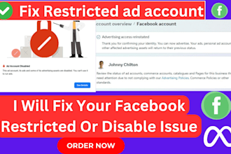 fix facebook restricted or disabled ad accounts or business manager issue