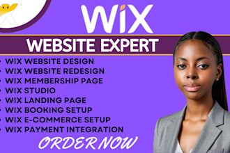 wix modern website design wix redesign wix booking membership wix seo wix studio